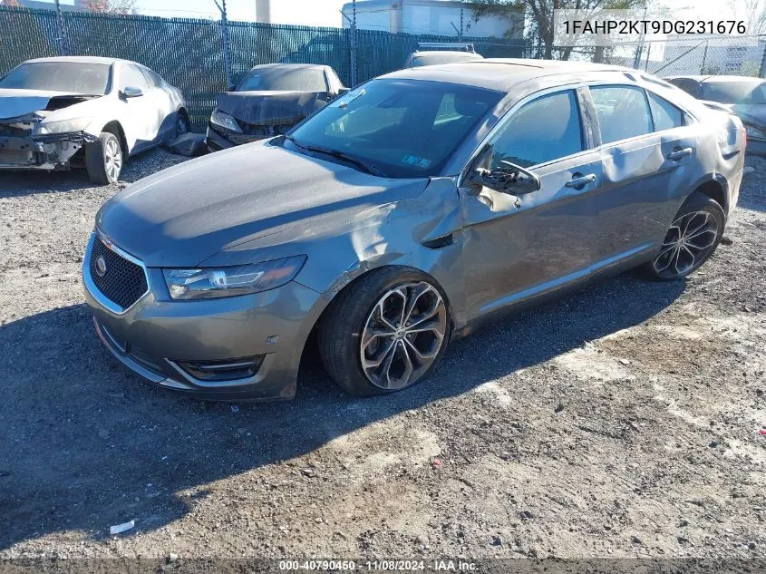 2013 Ford Taurus Sho VIN: 1FAHP2KT9DG231676 Lot: 40790450