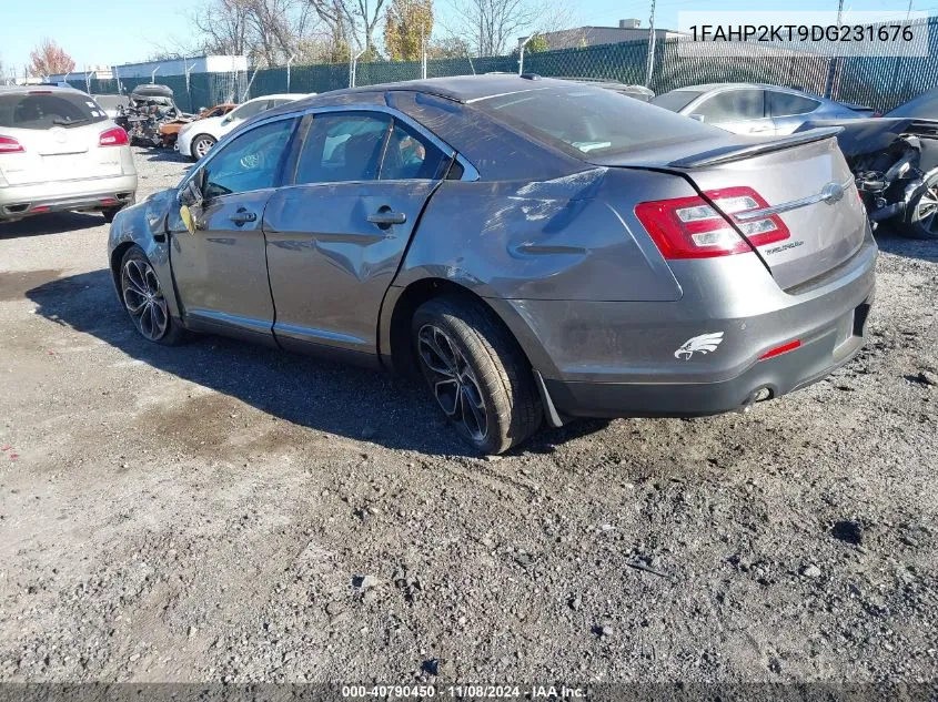 2013 Ford Taurus Sho VIN: 1FAHP2KT9DG231676 Lot: 40790450