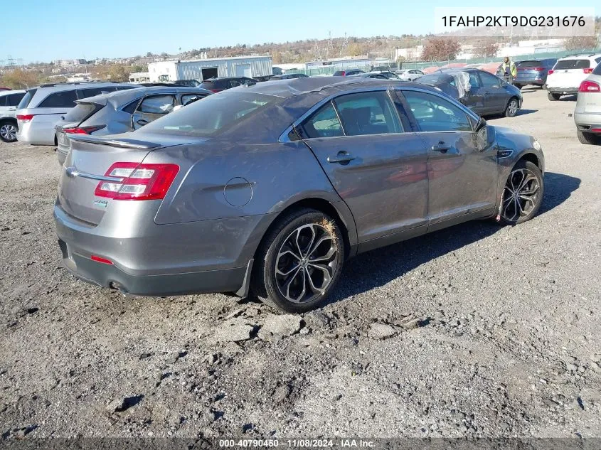 2013 Ford Taurus Sho VIN: 1FAHP2KT9DG231676 Lot: 40790450