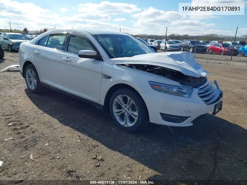 2013 Ford Taurus Sel VIN: 1FAHP2E84DG170891 Lot: 40813136