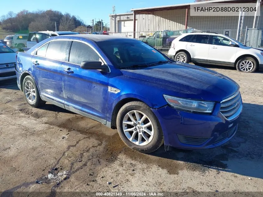 2013 Ford Taurus Se VIN: 1FAHP2D88DG212304 Lot: 40821349