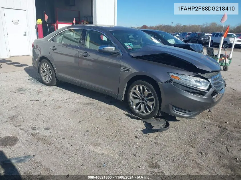 2013 Ford Taurus Limited VIN: 1FAHP2F88DG218410 Lot: 40821650