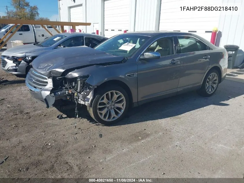 2013 Ford Taurus Limited VIN: 1FAHP2F88DG218410 Lot: 40821650