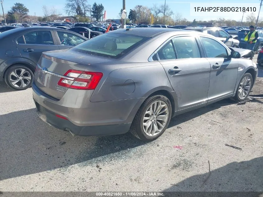 2013 Ford Taurus Limited VIN: 1FAHP2F88DG218410 Lot: 40821650