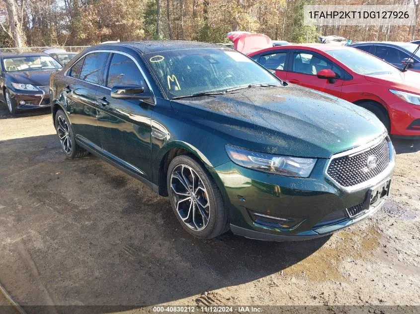 2013 Ford Taurus Sho VIN: 1FAHP2KT1DG127926 Lot: 40830212