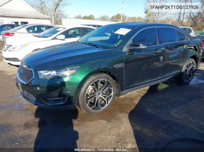 2013 Ford Taurus Sho VIN: 1FAHP2KT1DG127926 Lot: 40830212