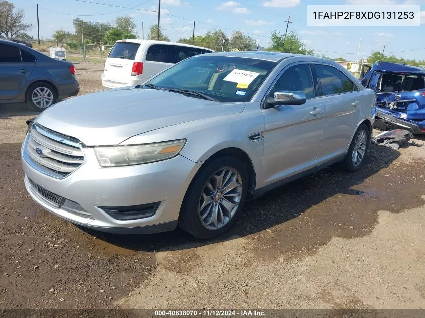 2013 Ford Taurus Limited VIN: 1FAHP2F8XDG131253 Lot: 40838070