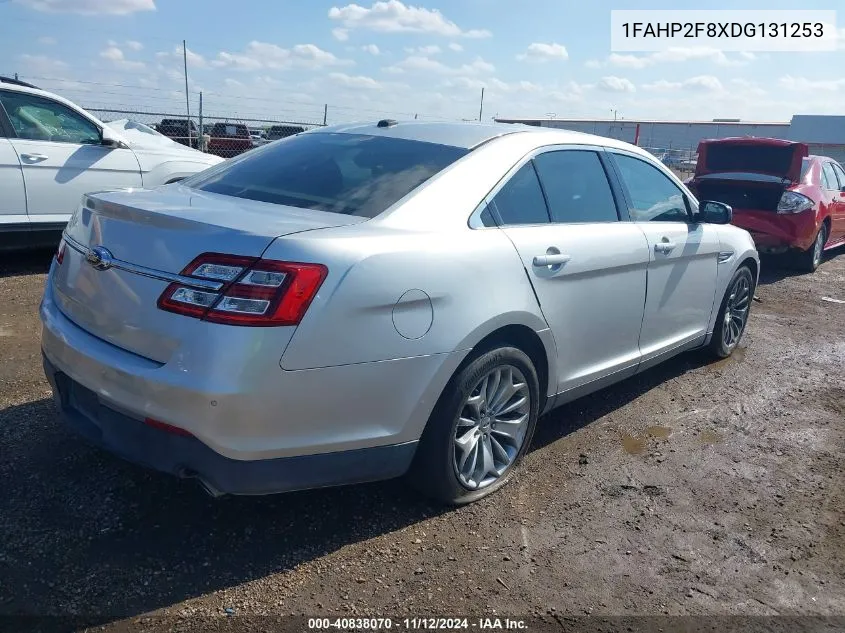 2013 Ford Taurus Limited VIN: 1FAHP2F8XDG131253 Lot: 40838070