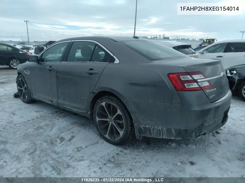 2014 Ford Taurus VIN: 1FAHP2H8XEG154014 Lot: 11926235