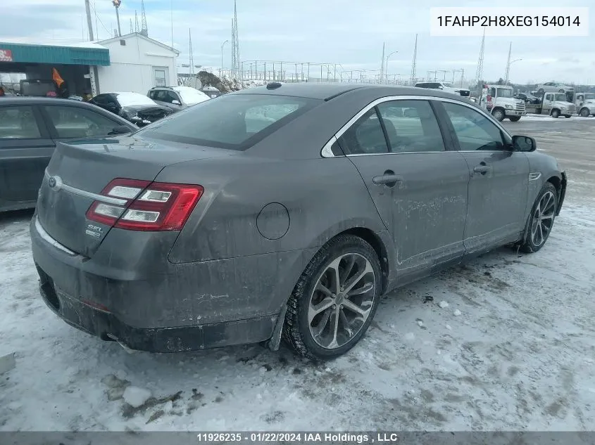 2014 Ford Taurus VIN: 1FAHP2H8XEG154014 Lot: 11926235