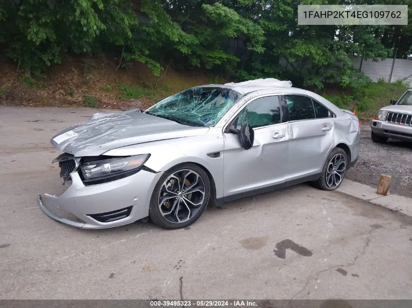 2014 Ford Taurus Sho VIN: 1FAHP2KT4EG109762 Lot: 39495323