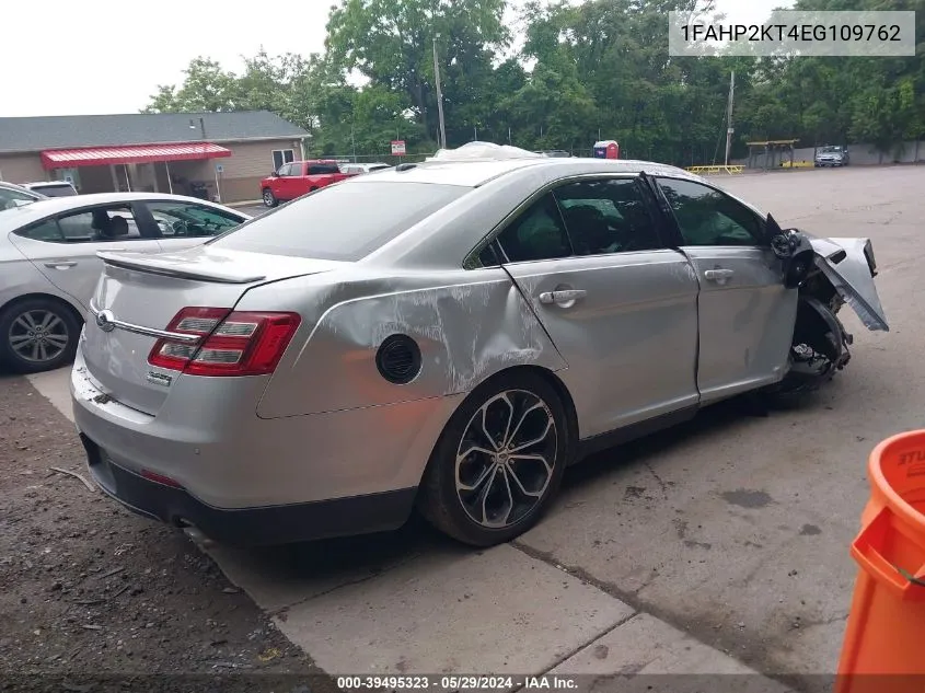 2014 Ford Taurus Sho VIN: 1FAHP2KT4EG109762 Lot: 39495323