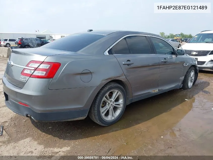 2014 Ford Taurus Sel VIN: 1FAHP2E87EG121489 Lot: 39558781