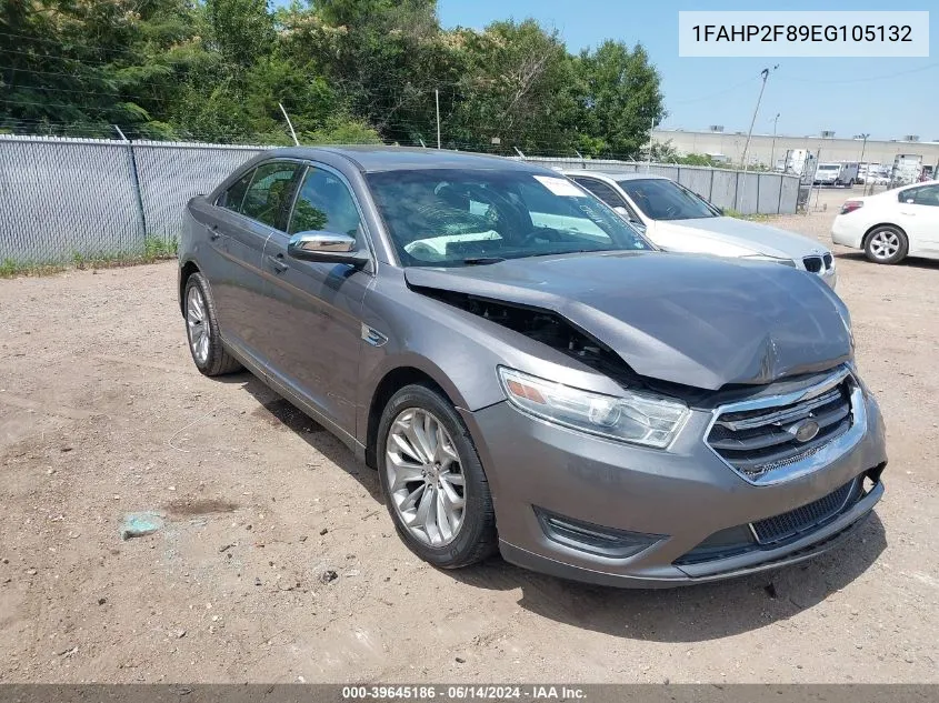 2014 Ford Taurus Limited VIN: 1FAHP2F89EG105132 Lot: 39645186