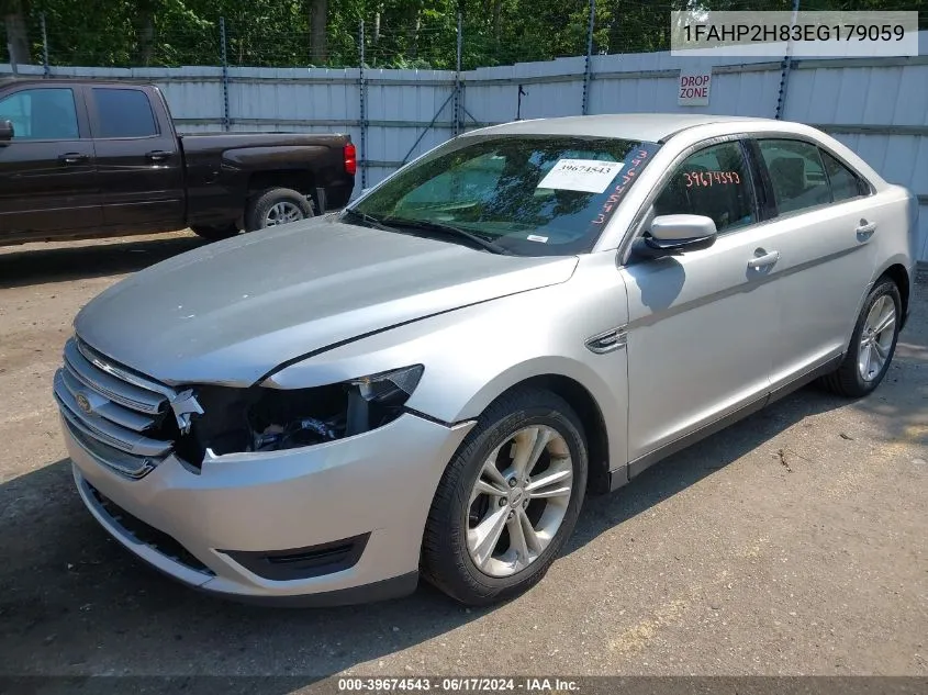 2014 Ford Taurus Sel VIN: 1FAHP2H83EG179059 Lot: 39674543