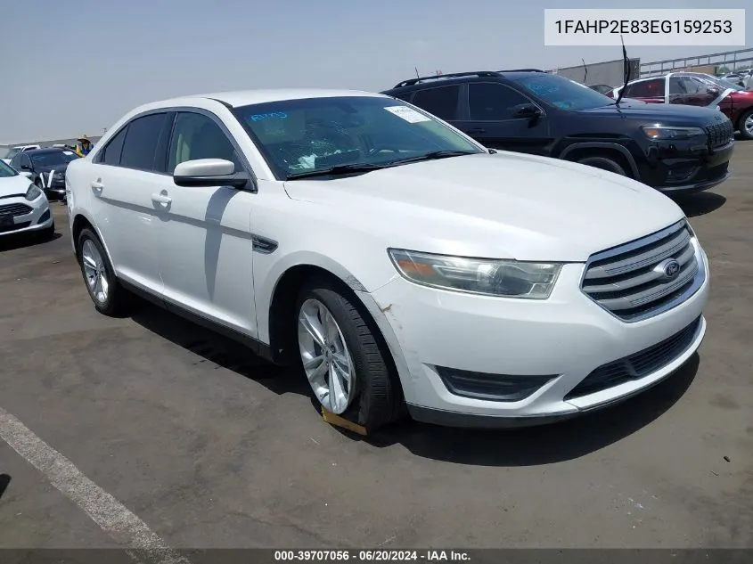 2014 Ford Taurus Sel VIN: 1FAHP2E83EG159253 Lot: 39707056