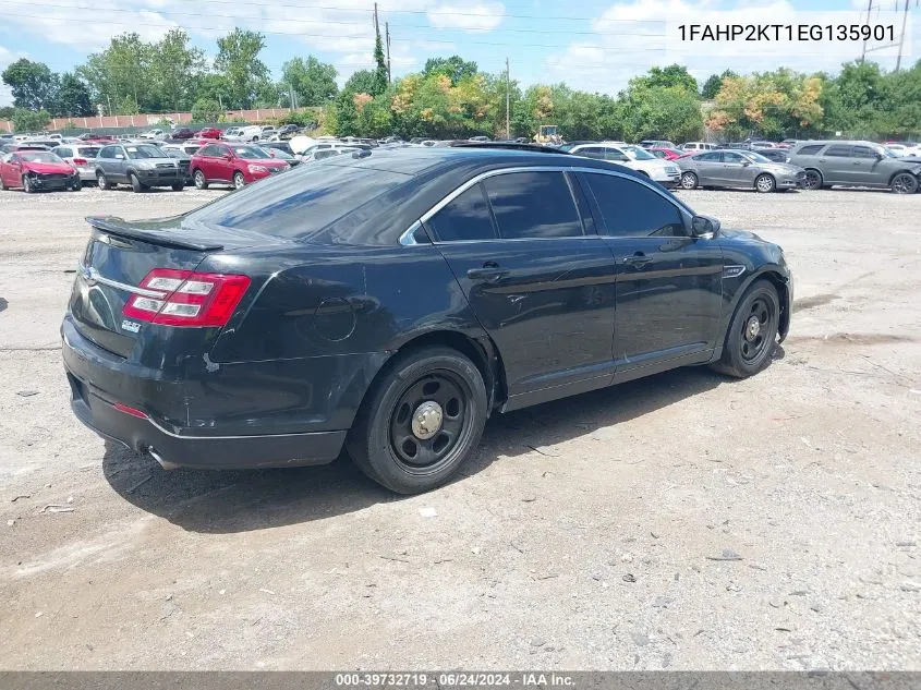 2014 Ford Taurus Sho VIN: 1FAHP2KT1EG135901 Lot: 39732719