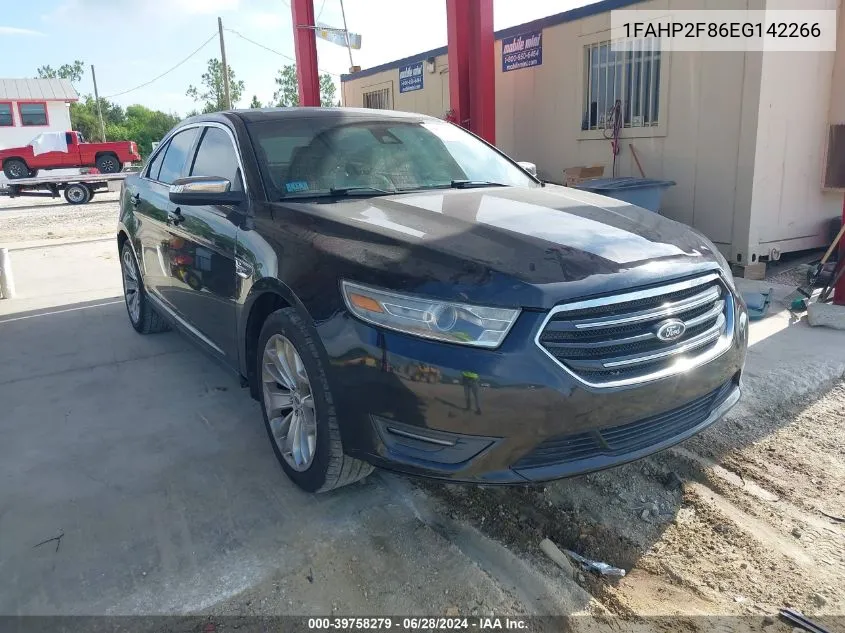 1FAHP2F86EG142266 2014 Ford Taurus Limited