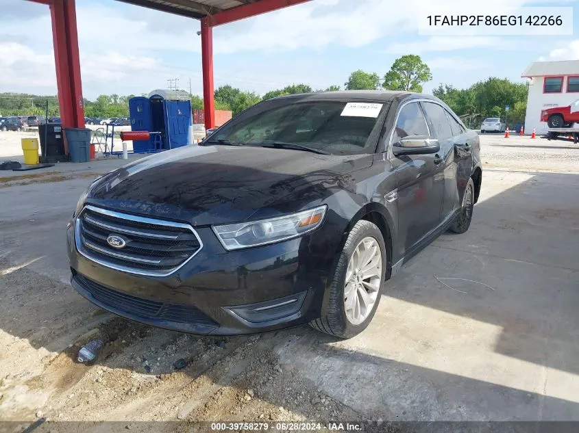 1FAHP2F86EG142266 2014 Ford Taurus Limited