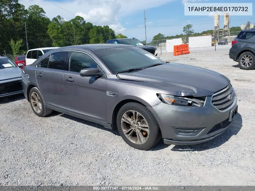 2014 Ford Taurus Sel VIN: 1FAHP2E84EG170732 Lot: 39777147