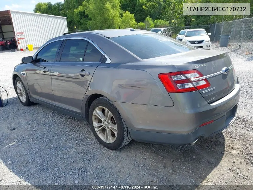 2014 Ford Taurus Sel VIN: 1FAHP2E84EG170732 Lot: 39777147