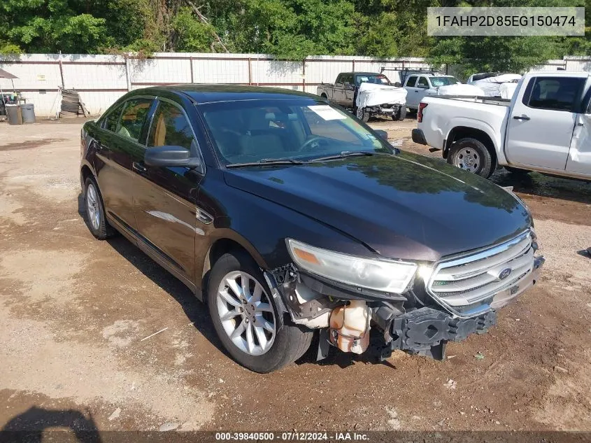 2014 Ford Taurus Se VIN: 1FAHP2D85EG150474 Lot: 39840500