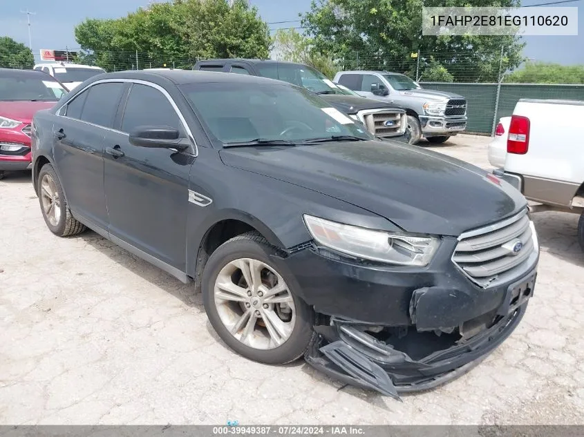 1FAHP2E81EG110620 2014 Ford Taurus Sel