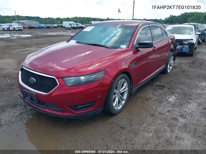 1FAHP2KT7EG101820 2014 Ford Taurus Sho