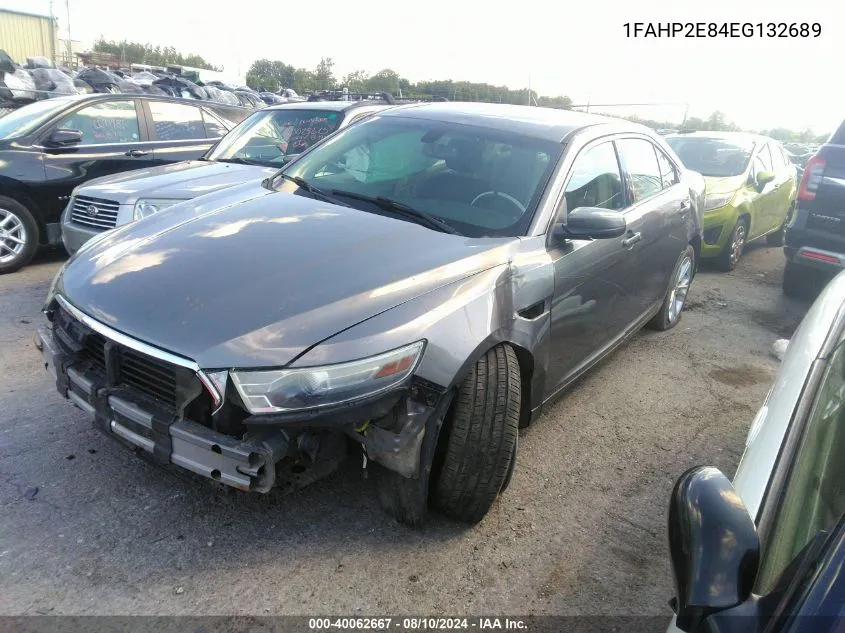 2014 Ford Taurus Sel VIN: 1FAHP2E84EG132689 Lot: 40062667