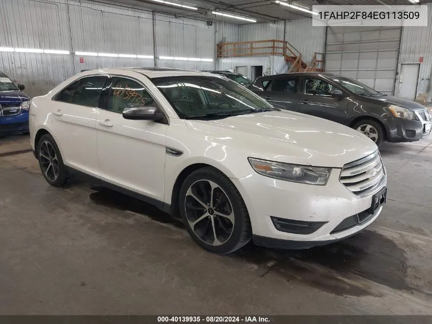 2014 Ford Taurus Limited VIN: 1FAHP2F84EG113509 Lot: 40139935