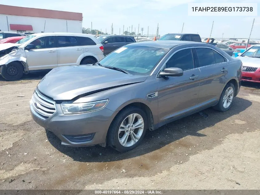 1FAHP2E89EG173738 2014 Ford Taurus Sel