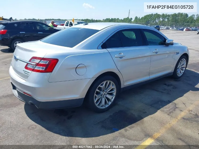 2014 Ford Taurus Limited VIN: 1FAHP2F84EG105720 Lot: 40217842