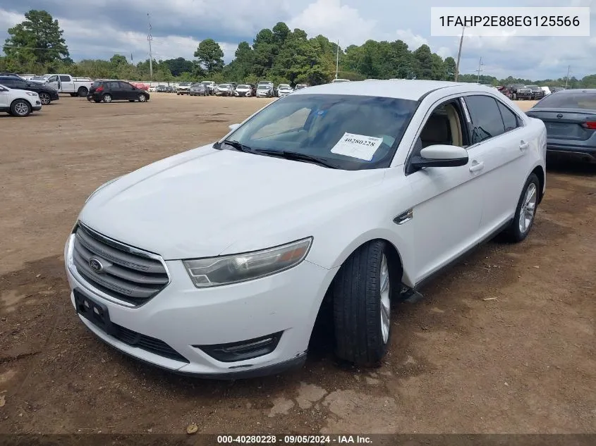 2014 Ford Taurus Sel VIN: 1FAHP2E88EG125566 Lot: 40280228