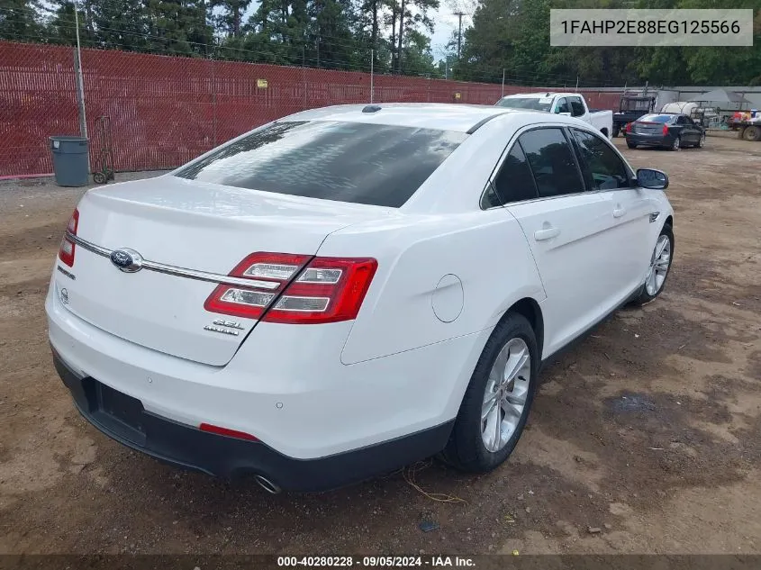 2014 Ford Taurus Sel VIN: 1FAHP2E88EG125566 Lot: 40280228