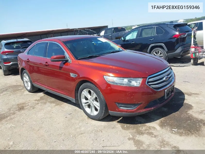 2014 Ford Taurus Sel VIN: 1FAHP2E8XEG159346 Lot: 40307245