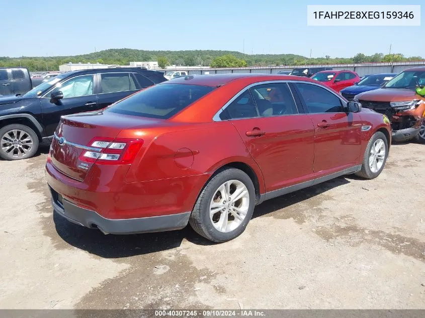 1FAHP2E8XEG159346 2014 Ford Taurus Sel