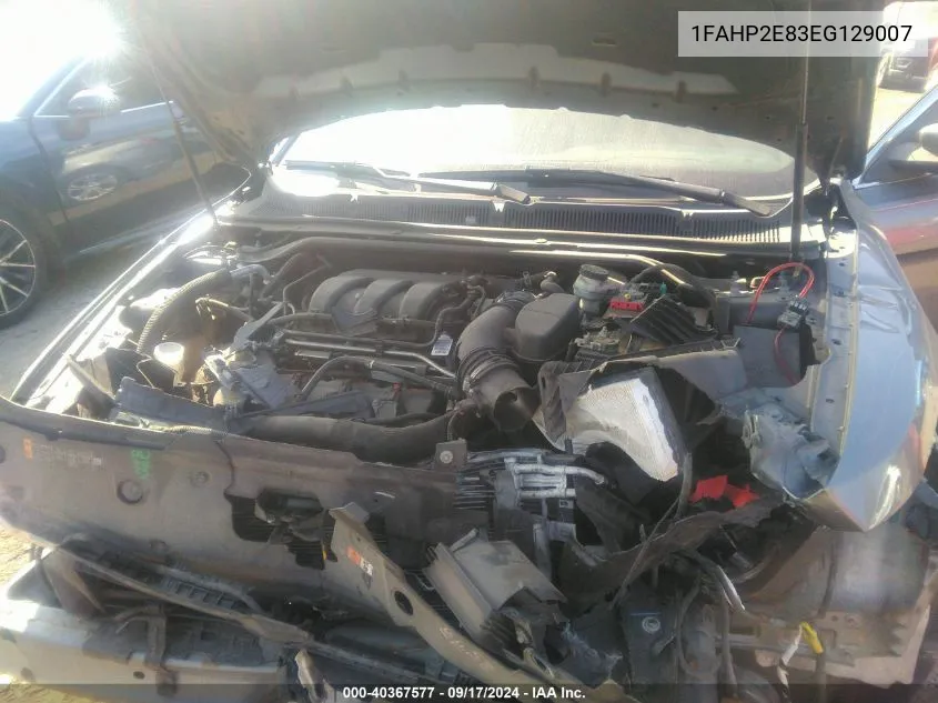 1FAHP2E83EG129007 2014 Ford Taurus Sel