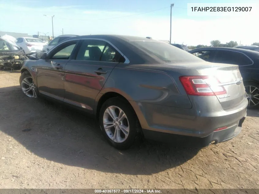 1FAHP2E83EG129007 2014 Ford Taurus Sel