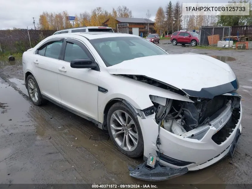 2014 Ford Taurus Sho VIN: 1FAHP2KT0EG125733 Lot: 40371572