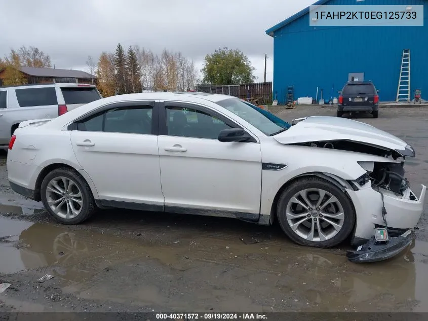 2014 Ford Taurus Sho VIN: 1FAHP2KT0EG125733 Lot: 40371572