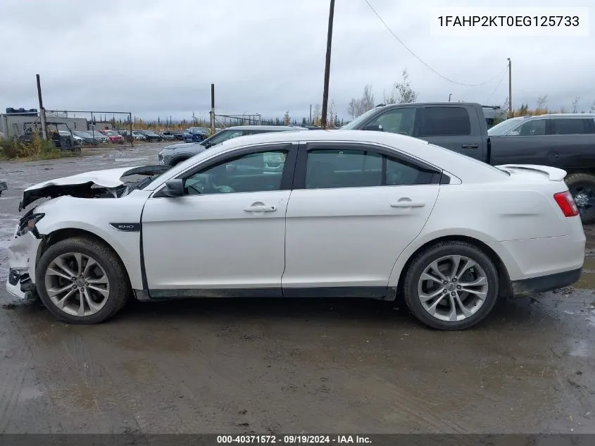 2014 Ford Taurus Sho VIN: 1FAHP2KT0EG125733 Lot: 40371572