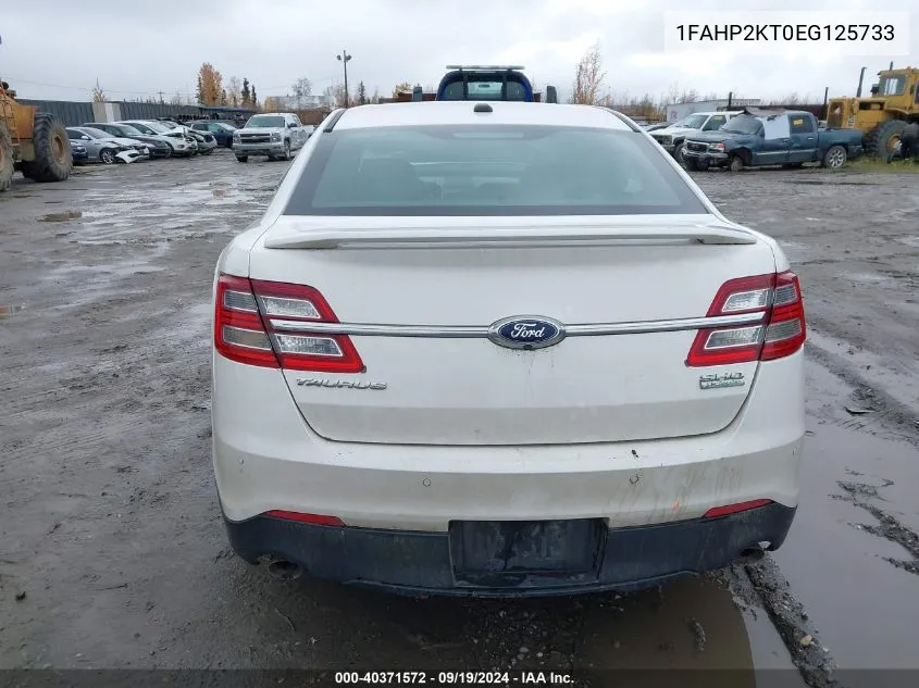 2014 Ford Taurus Sho VIN: 1FAHP2KT0EG125733 Lot: 40371572