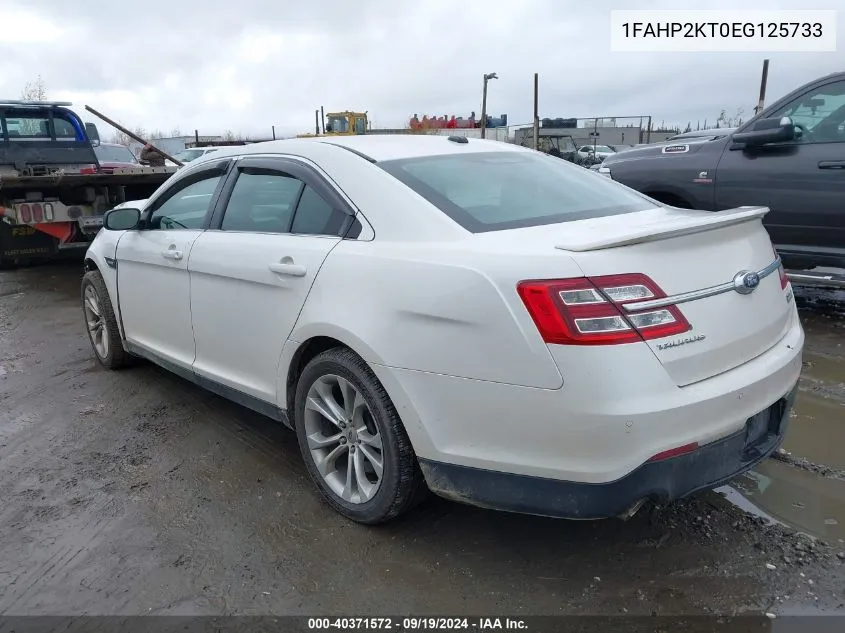 1FAHP2KT0EG125733 2014 Ford Taurus Sho