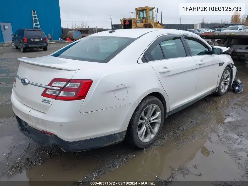 2014 Ford Taurus Sho VIN: 1FAHP2KT0EG125733 Lot: 40371572