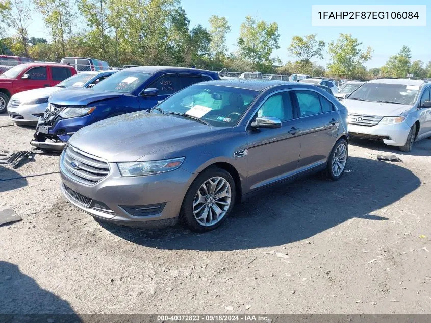 2014 Ford Taurus Limited VIN: 1FAHP2F87EG106084 Lot: 40372823