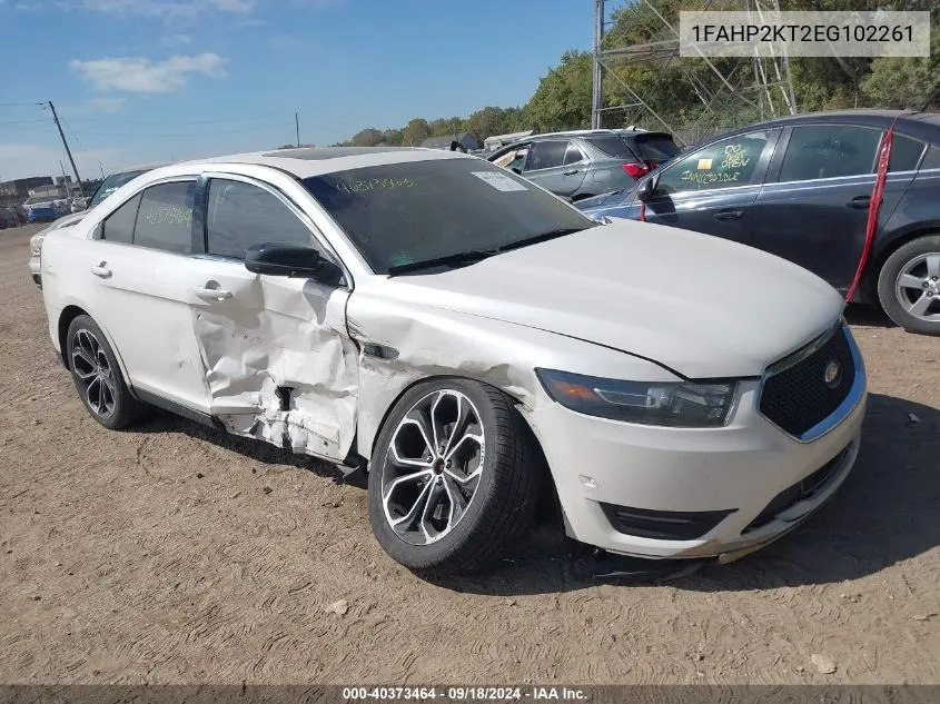 2014 Ford Taurus Sho VIN: 1FAHP2KT2EG102261 Lot: 40373464