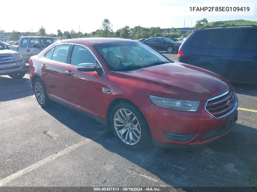 2014 Ford Taurus Limited VIN: 1FAHP2F85EG109419 Lot: 40387513