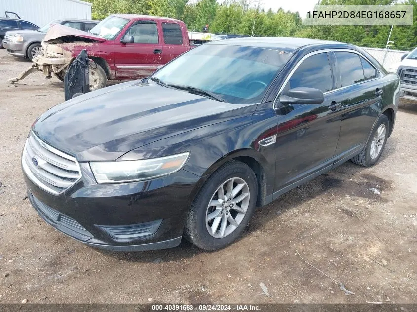 2014 Ford Taurus Se VIN: 1FAHP2D84EG168657 Lot: 40391583