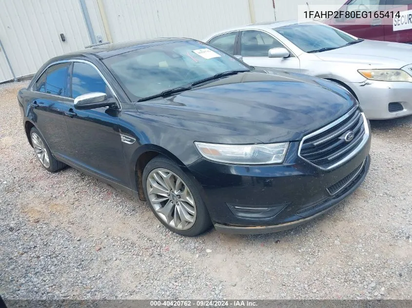 2014 Ford Taurus Limited VIN: 1FAHP2F80EG165414 Lot: 40420762