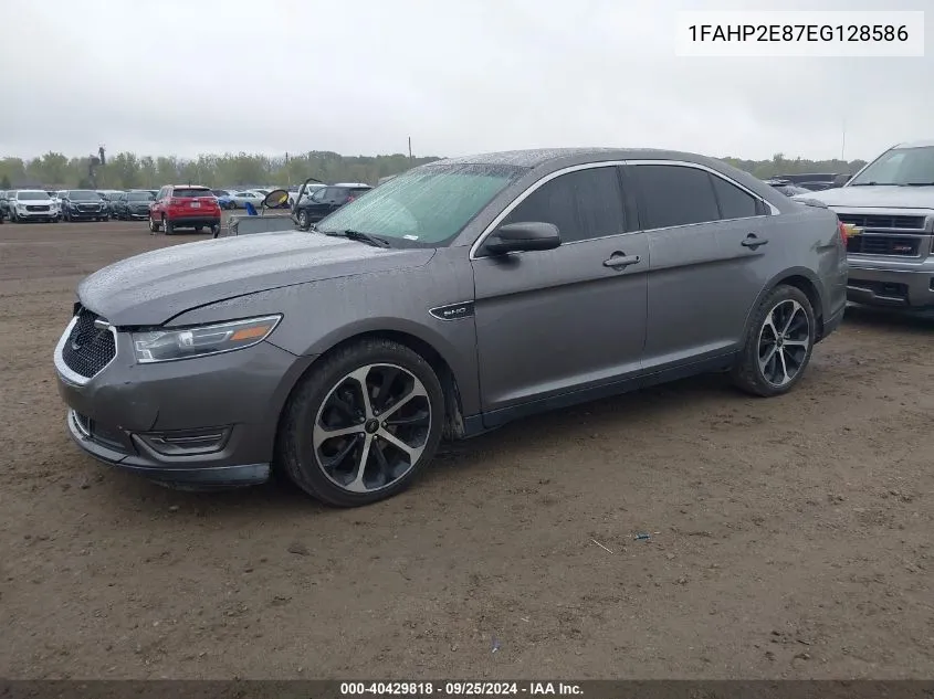 2014 Ford Taurus Sel VIN: 1FAHP2E87EG128586 Lot: 40429818